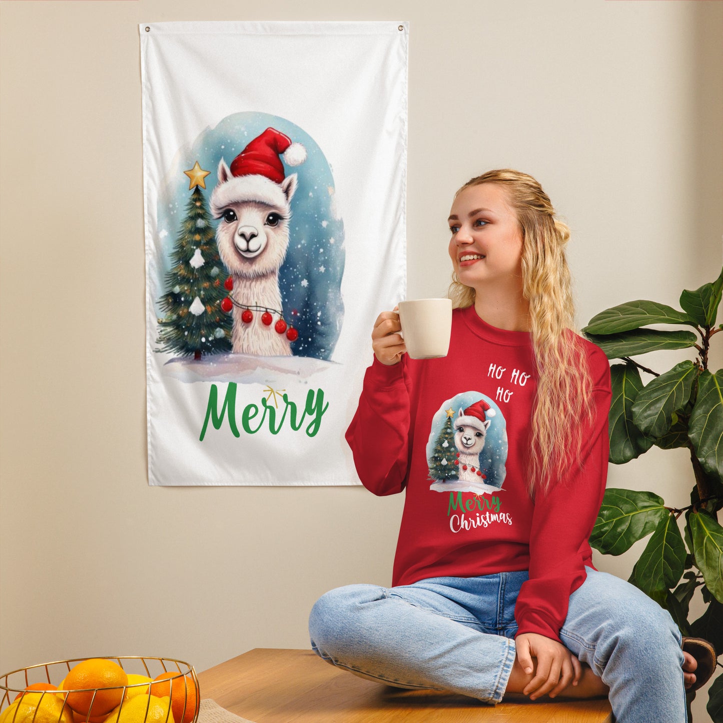 Knusse Kersttrui met Alpaca - Pure Soul