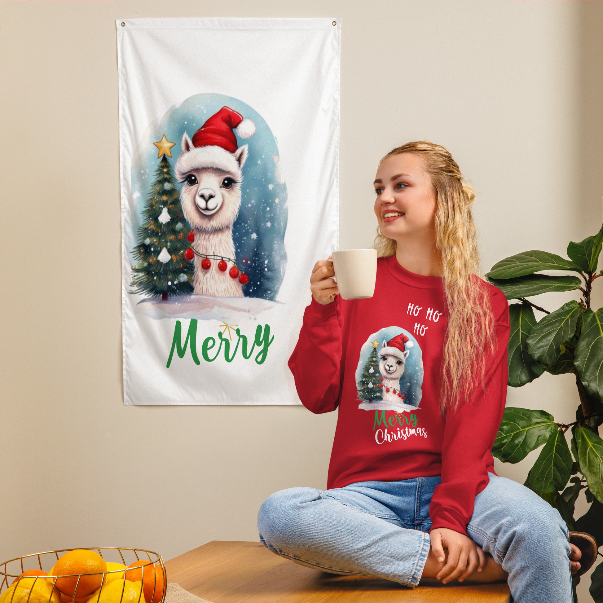 Knusse Kersttrui met Alpaca - Pure Soul
