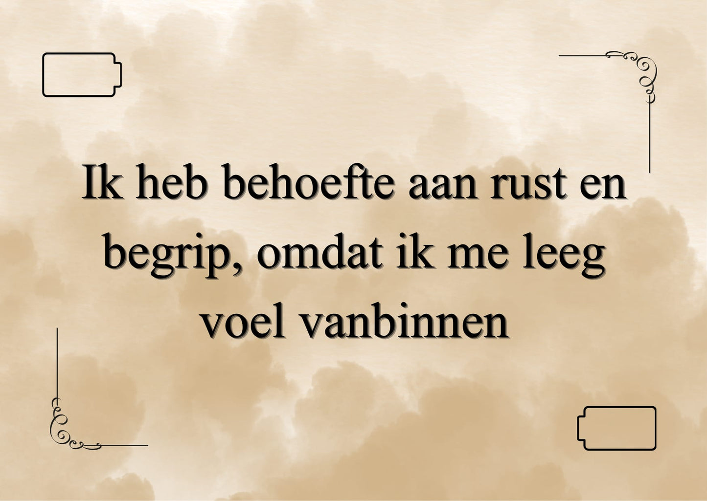PRE-ORDER Behoefte kaartjes - Pure Soul