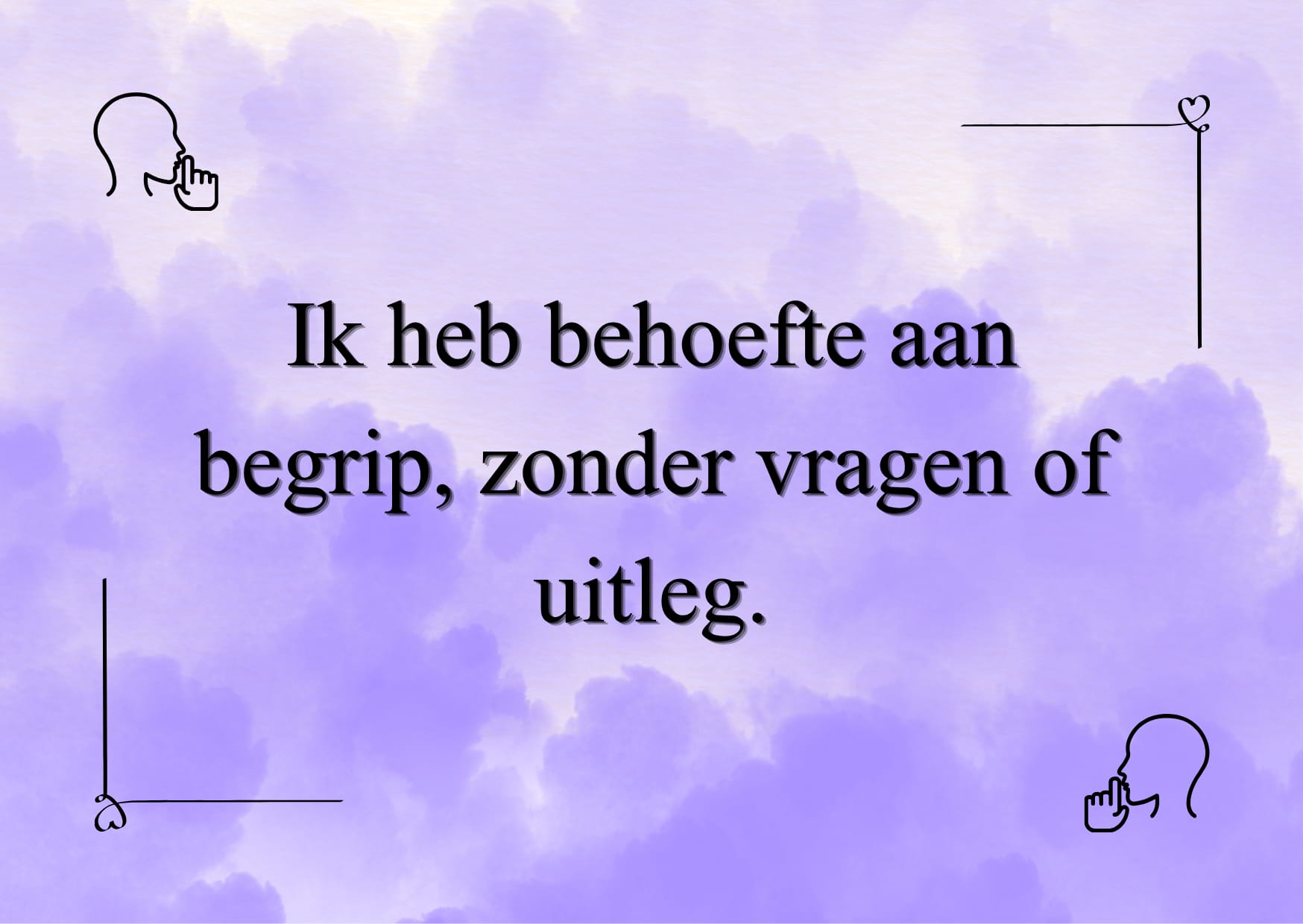 PRE-ORDER Behoefte kaartjes - Pure Soul